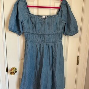 GAP Light Blue Denim Dress